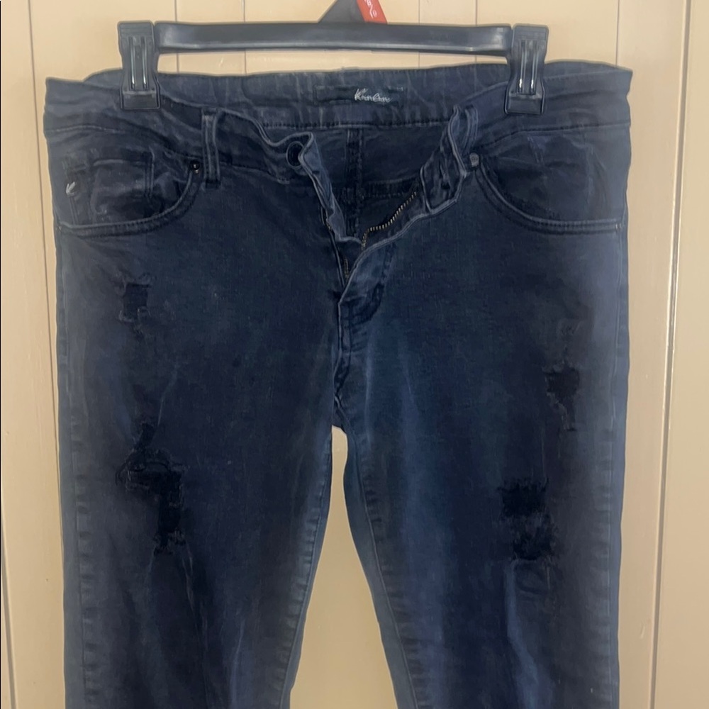 KanCan Black Ankle Cropped Jeans